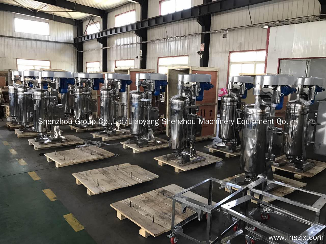 High Speed Tubular Bowl Centrifuge GQ and GF types 7