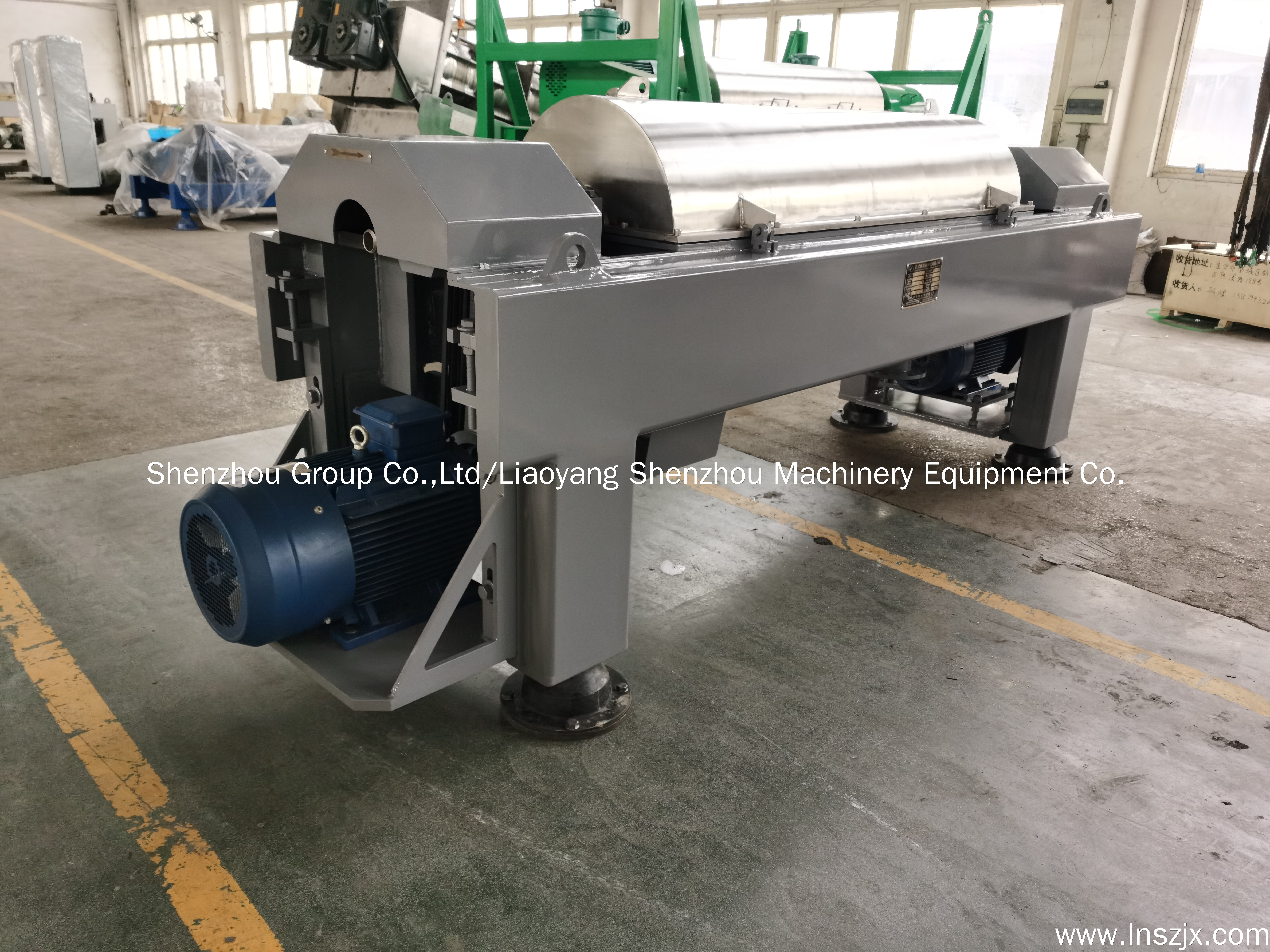 China three phase decanter (tricanter) for waste oil separation manufacturers - Shenzhou 3