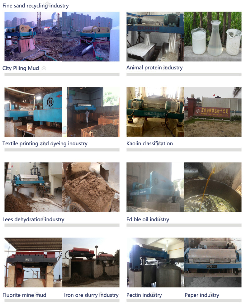 Explosion proof decanter centrifuge food sugar centrifugal machine for corn starch 4