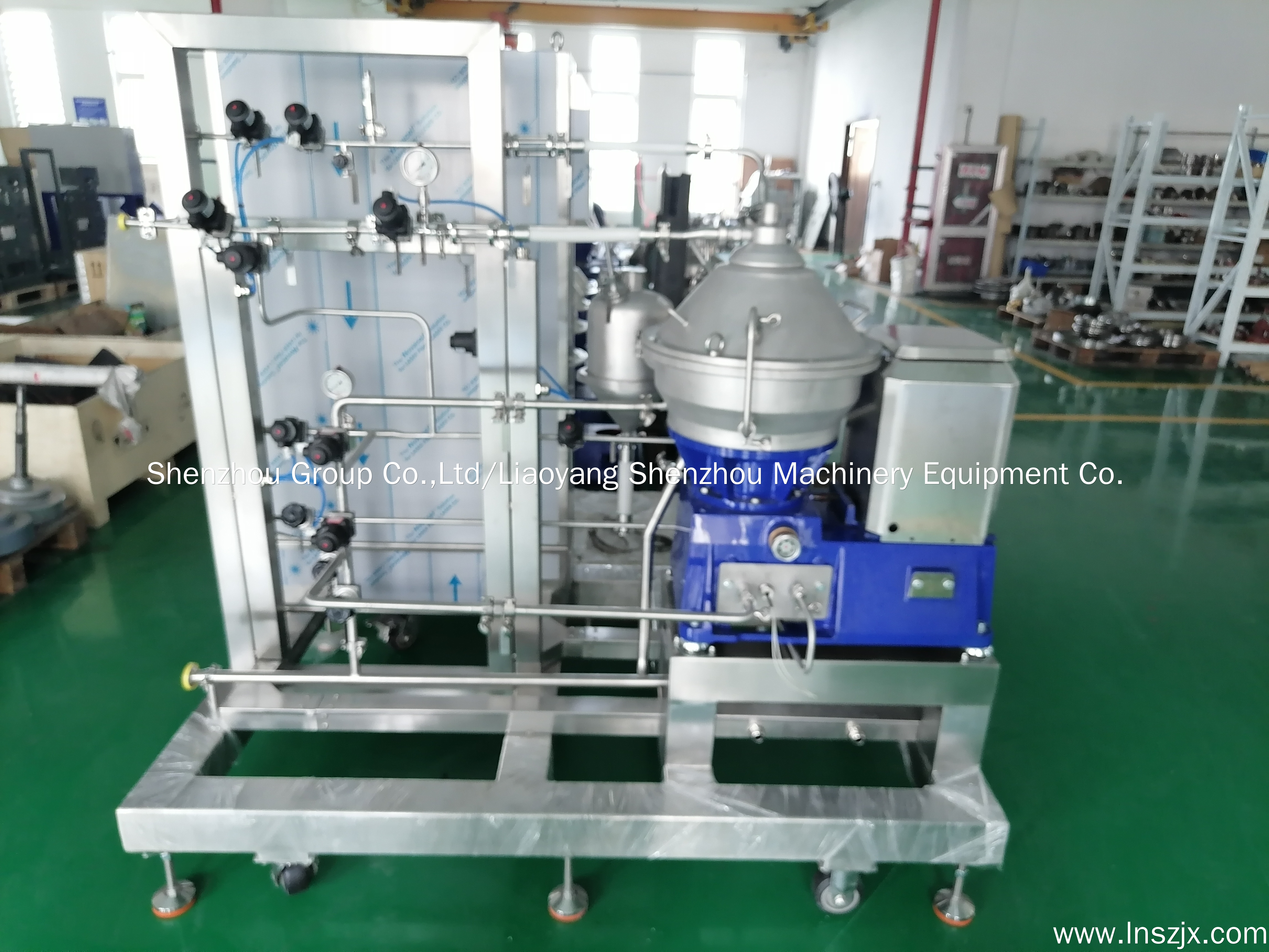Biological fermentation liquid disc centrifuge 5