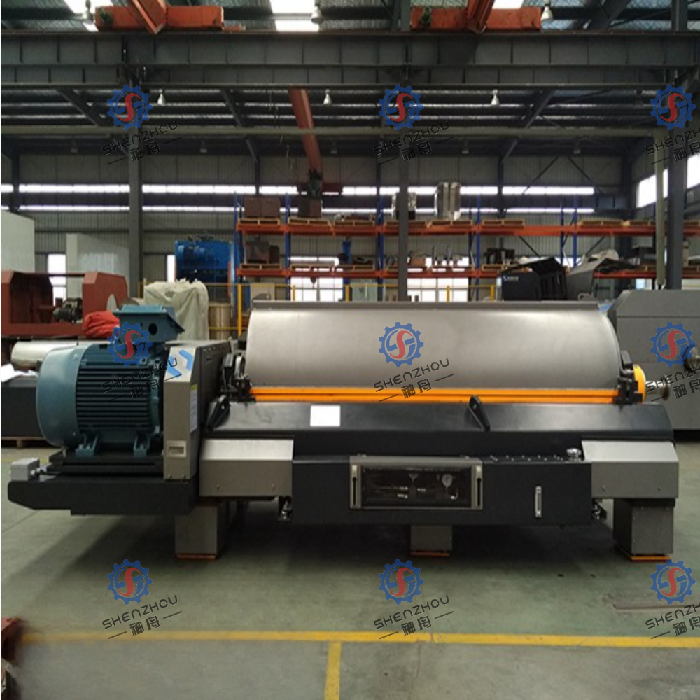 Automatic horizontal oil separator 3 phase decanter centrifuge 12