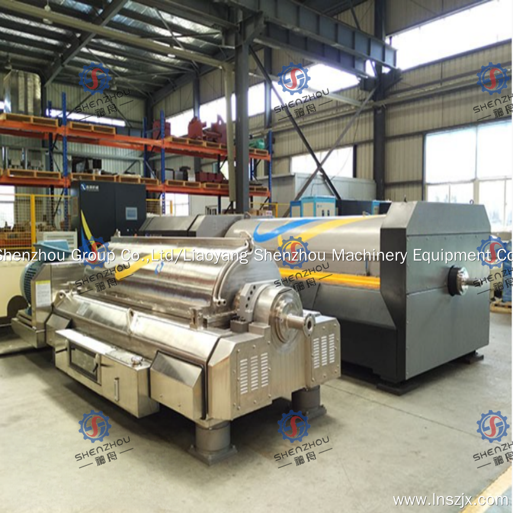 Automatic horizontal oil separator 3 phase decanter centrifuge 2