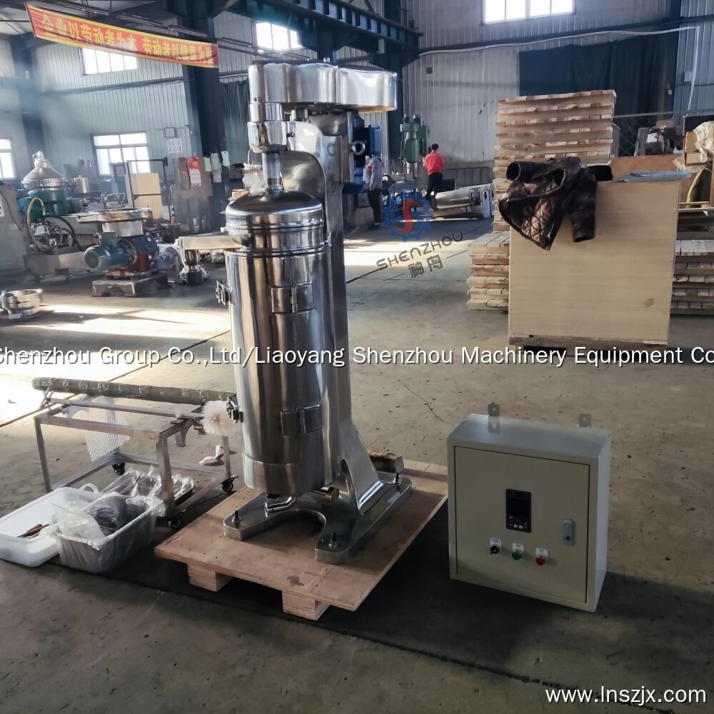 Two Phase Tubular Centrifuge Machine for Micro Algae Separation 1