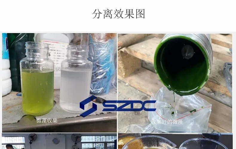  Двухфазная трубчатая центрифуга Gq125 для разделения микроводорослей, соответствующая стандартам GMP.