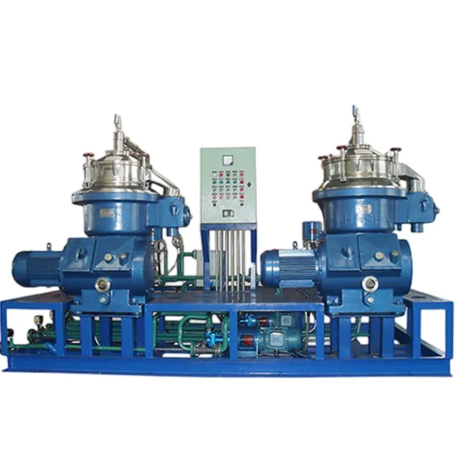 Centrifugal Machine for Ship Waste Oil Recycling Project