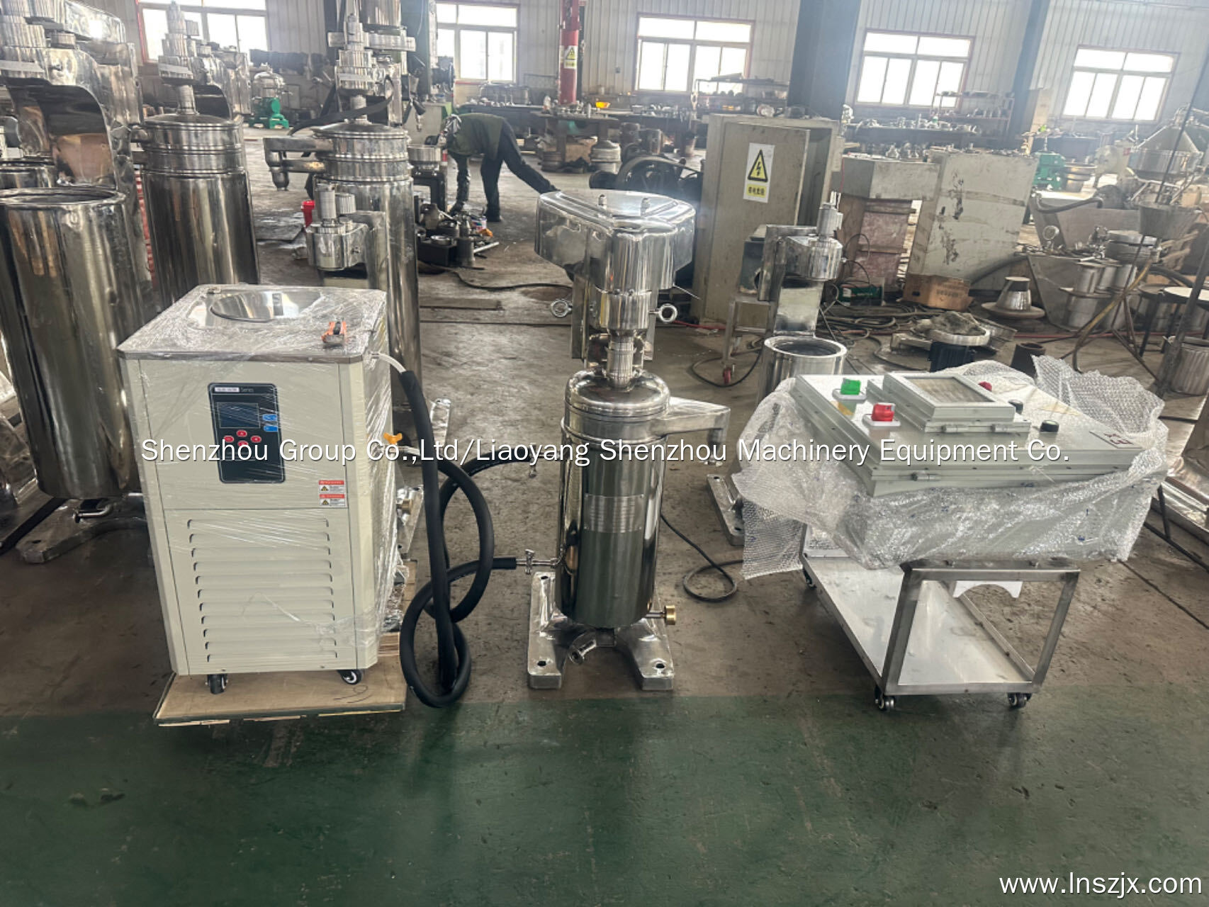 GQ75 Tubular centrifuge for bacteria separation 4