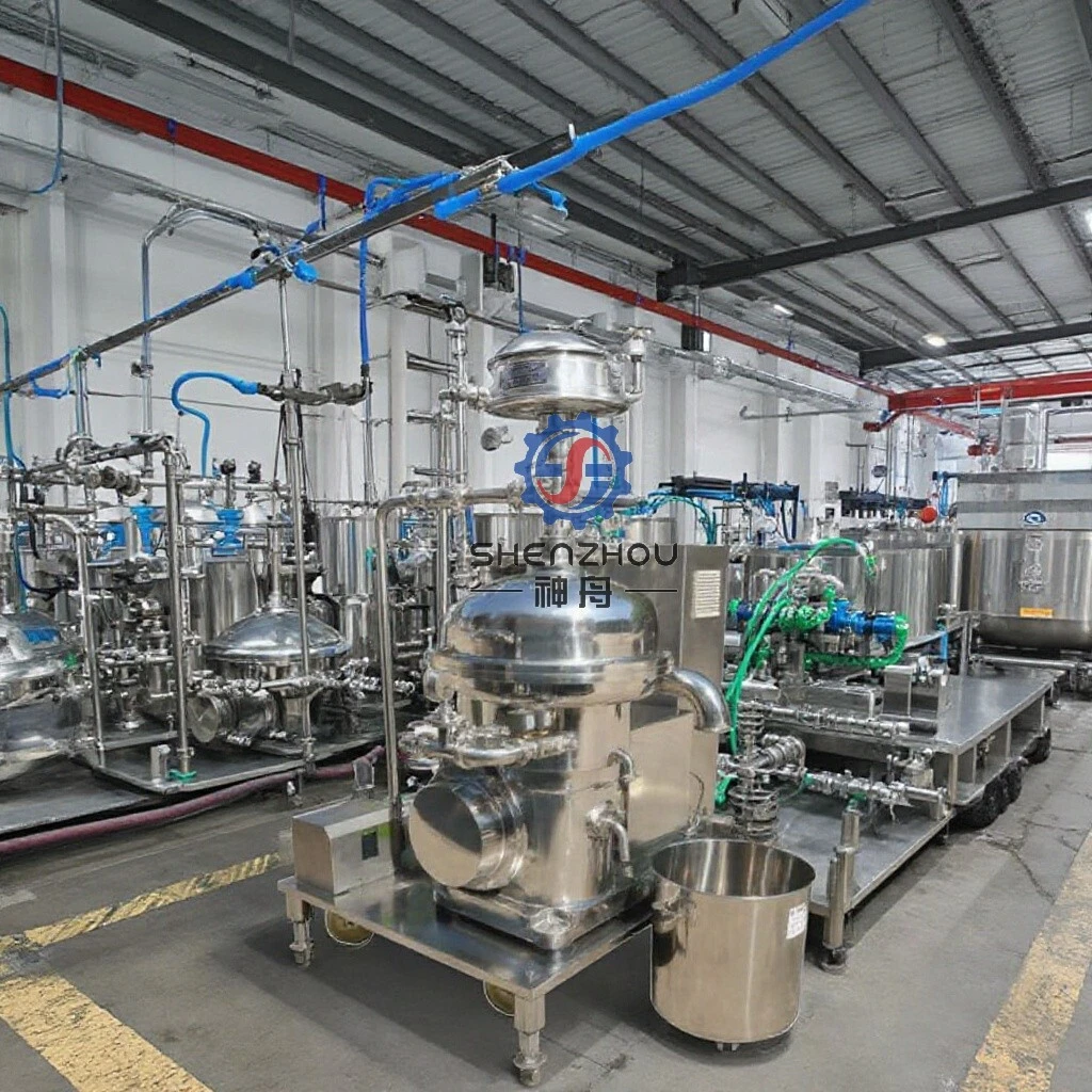 Two-Phase Separation Disc Centrifuge Separator for Brewery Industry Beer yeast 1