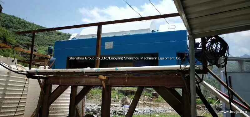 The LWS-650 × 2300 spiral discharge settling centrifuge 2