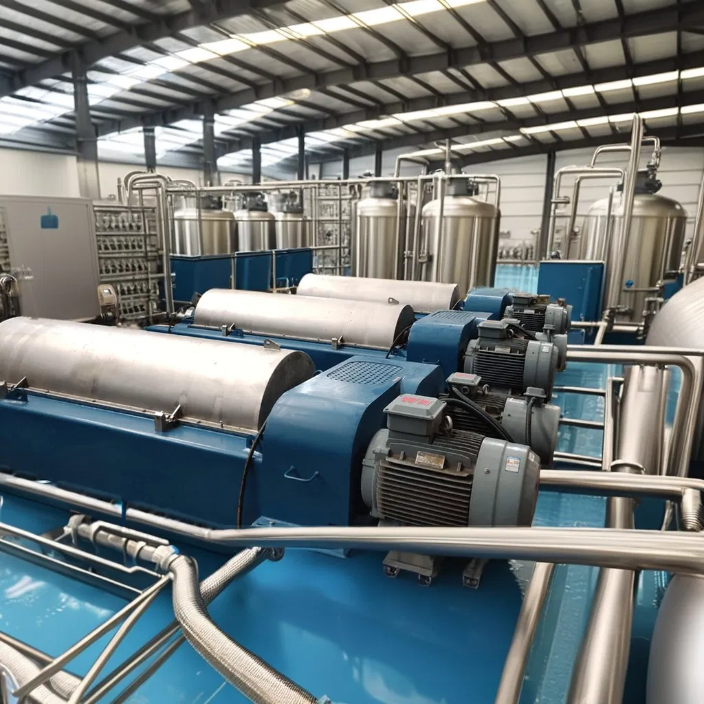  جهاز طرد مركزي أفقي جديد مُصمم خصيصًا لفصل زيت الزيتون، مزود ببرغي ثلاثي الأطوار، موديل 2025