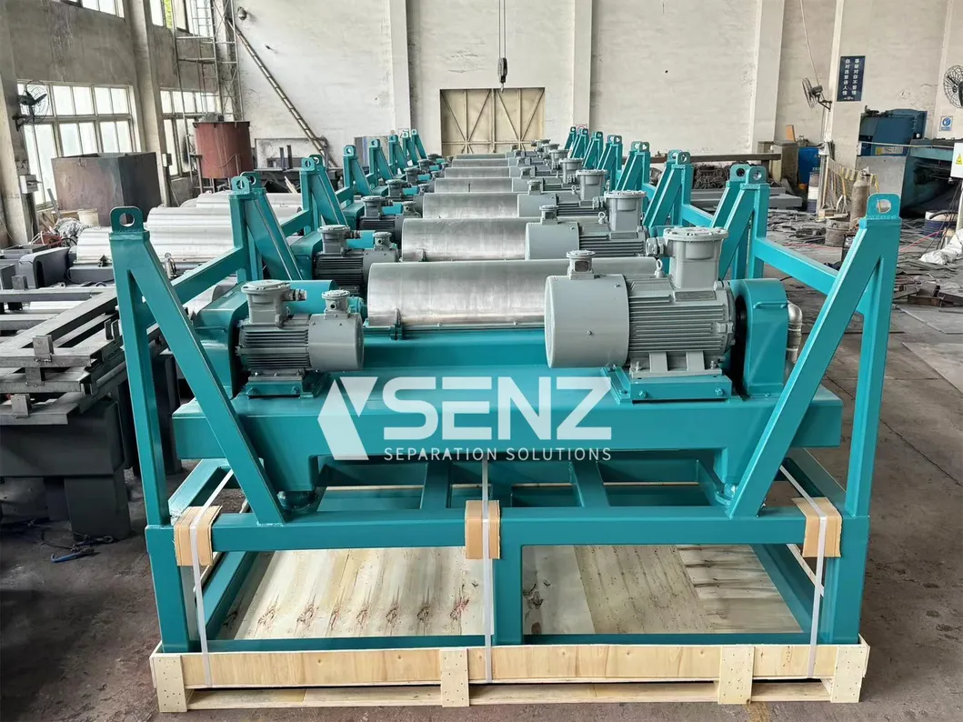 Chemical Sludge Oilfield Drilling Fluids Decanter Centrifuge for Wastewater Treatment