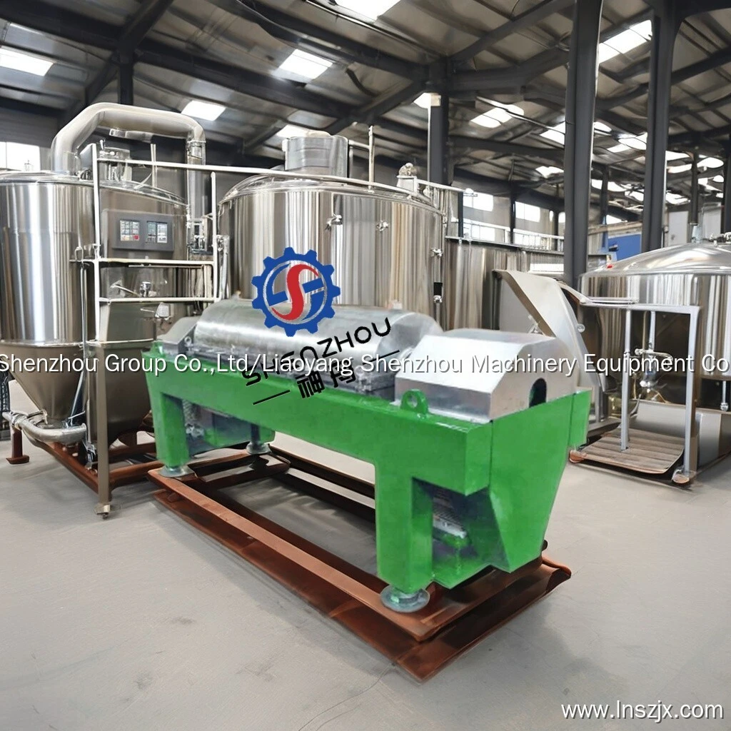 Grape juice separation horizontal decanter centrifuge Shenzhou Machinery 1