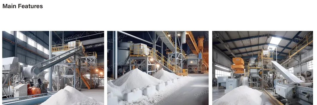 Refinery Salt Processing Machine Crush Washing Iodized Salt Production Line From Sea Water