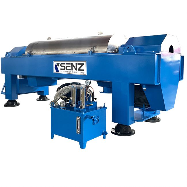 Centrifugeuse de séparation par décantation horizontale pour le traitement de déshydratation des eaux usées 2