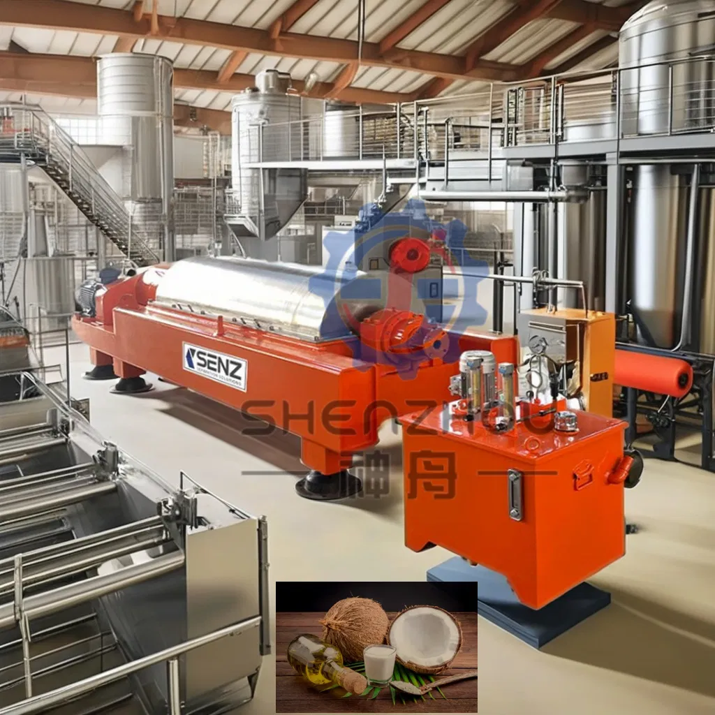  Machine d'extraction d'huile de coco vierge de Shenzhou, décanteur, centrifugeuse