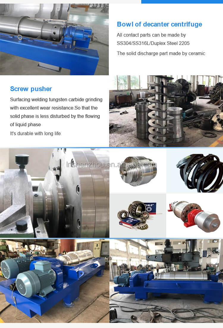 Shenzhou - Horizontal Solid-bowl Scroll-discharge Decanter Centrifuges Decanter centrifuge 11