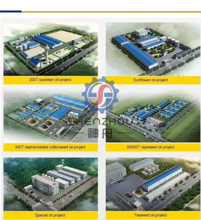  Officina extractionis solventis olei soiae, furfuris oryzae, decem ad centum tonnas per diem, altae olei proventus.