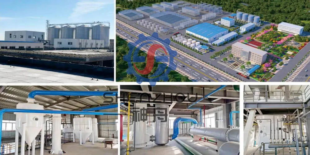  Officina extractionis solventis olei soiae, furfuris oryzae, decem ad centum tonnas per diem, altae olei proventus.