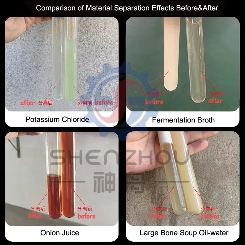  Machina Separatoria Centrifugae Discorum Continuorum Olei Aquae Residualis Shenzhou, Separator Centrifugus Solido-Liquidus, Pretio Competitivo
