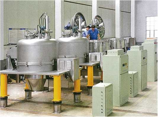 Shenzhou - PLD1000 series Platform Bag Shaking Bottom Scraper Discharge Centrifuge Plate Centrifuge 11