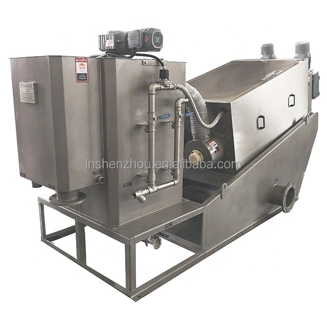 Shenzhou - CE Volute screw press sludge dehydrator/Algae sludge dewatering machine manufacturer Decanter centrifuge 1