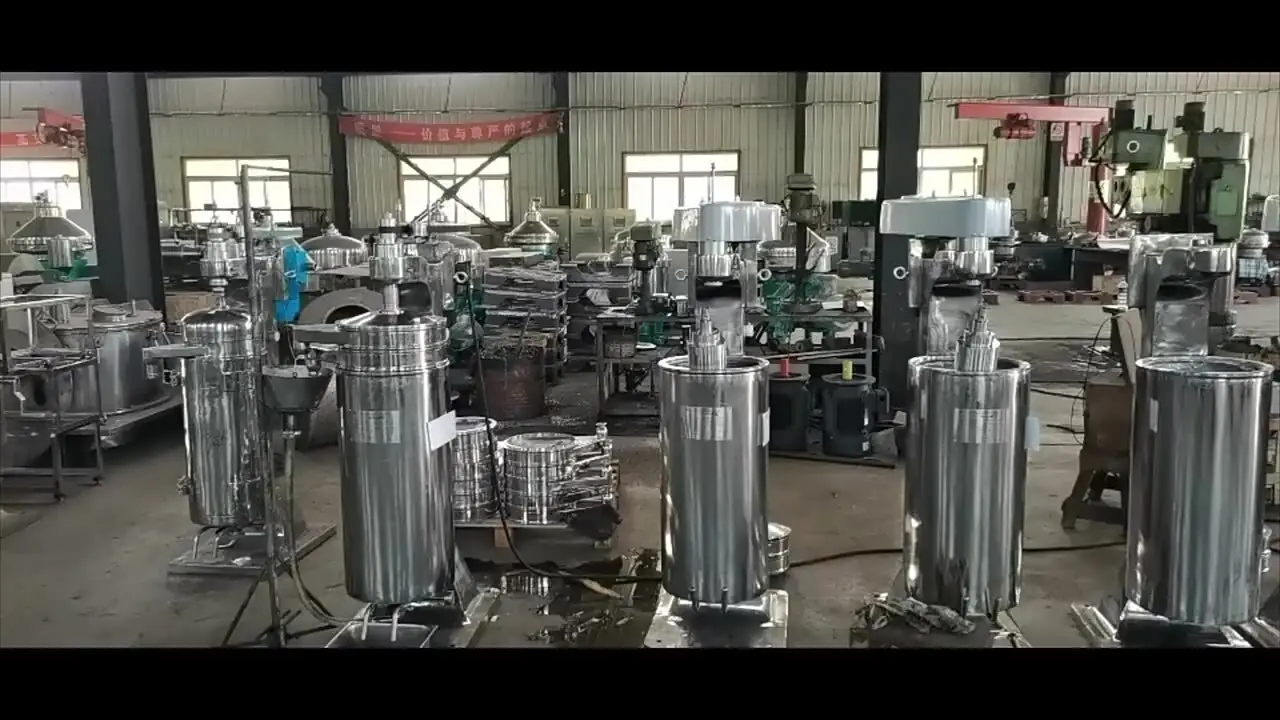 High-Tech Oil Water Separator Tubular Centrifuge
 2