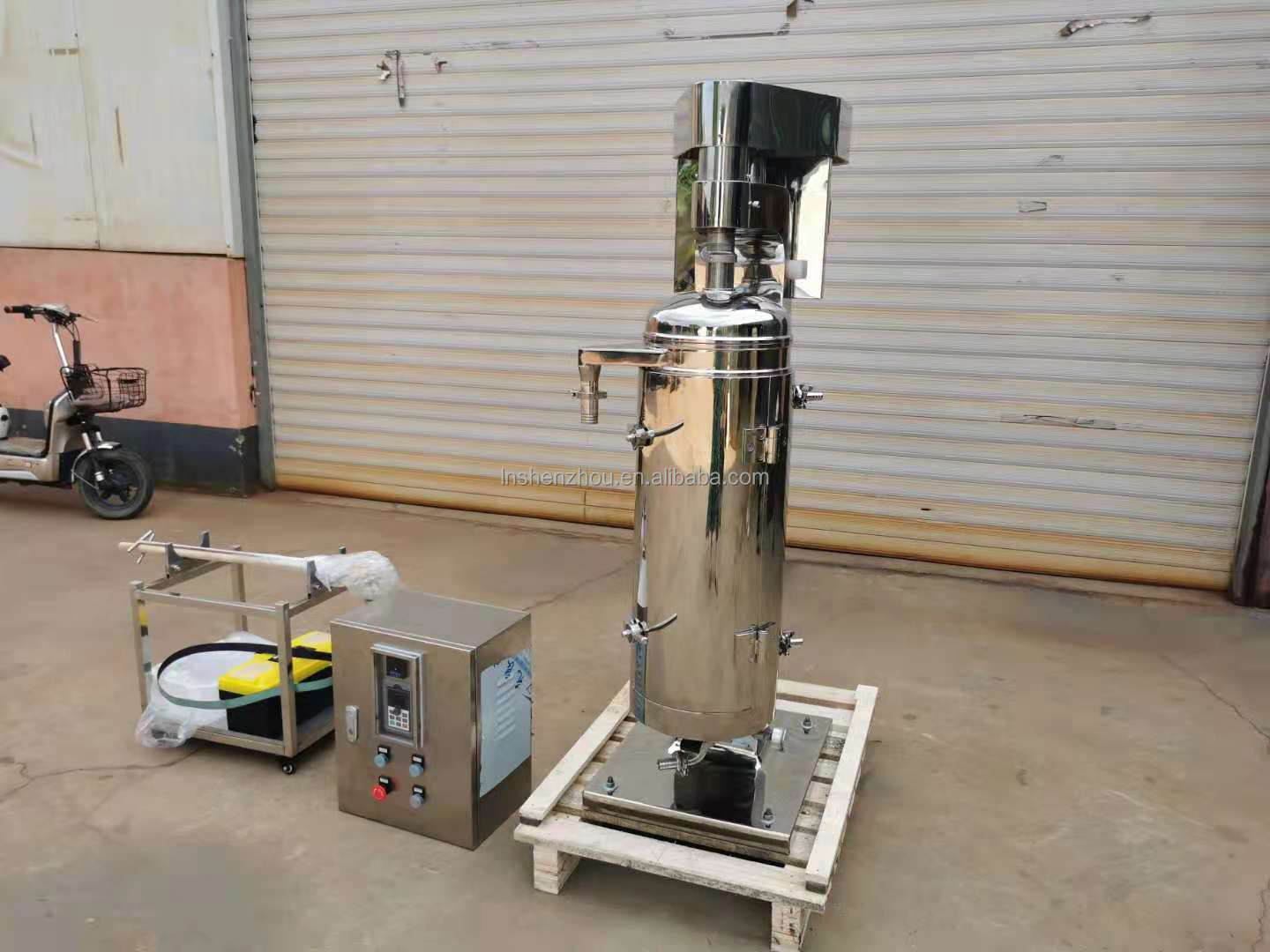 Shenzhou - Factory Sale Low Price Probiotic Harvest Tubular Centrifuge 2/3 phase water oil separate tubular centrifuge for olive oil Tubular centrifuge 8