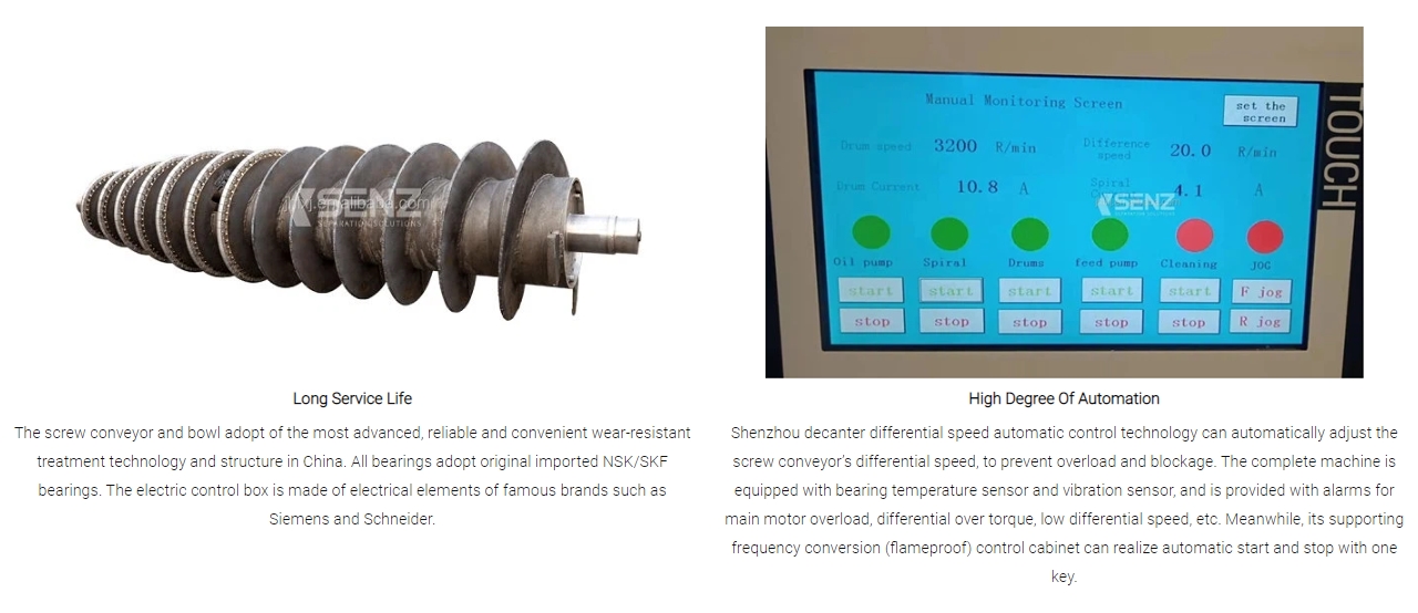 Shenzhou - industrial centrifugal machine for solid liquid Centrifuge & Separator 9