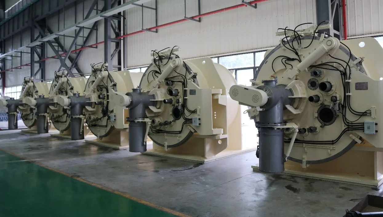 Shenzhou - model  horizontal scraper discharging peeler industrial centrifuge 1