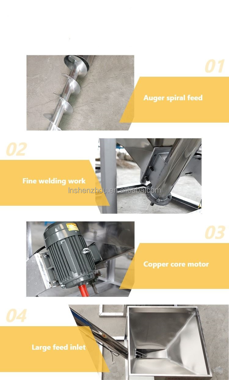 Shenzhou - Stainless Steel Screw Feeder Conveyor Fermentation & Mixing machine 8