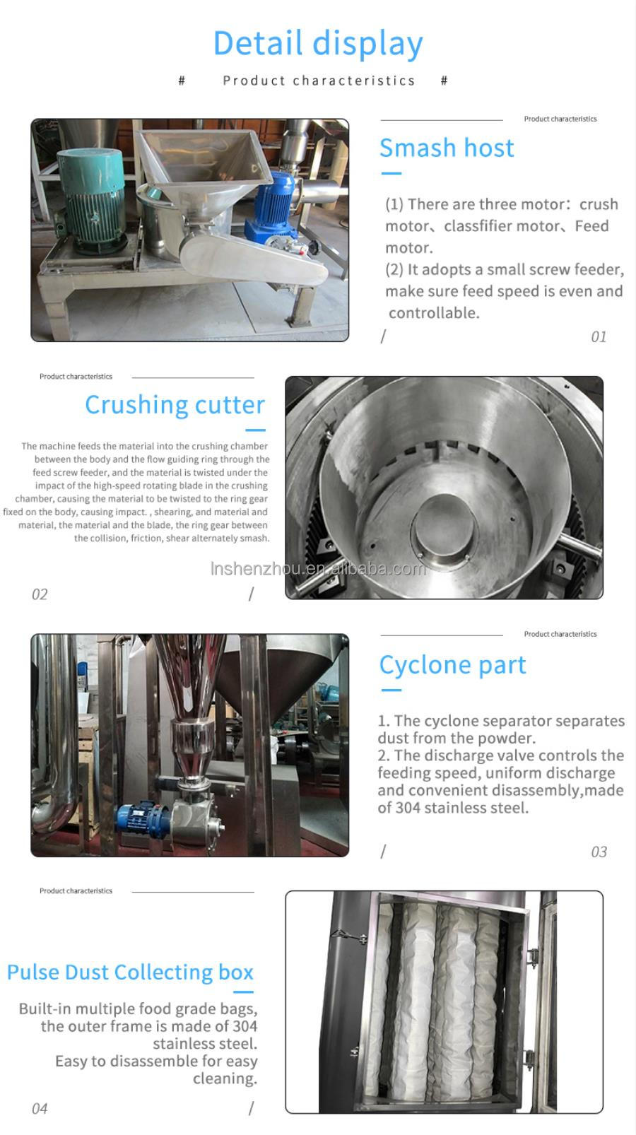 Shenzhou - Superfine Powder Grinding Machine Drying & granulator Machine 11