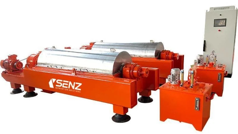 Shenzhou - Automatic Centrifugal Separation Decanter 3 Phase Centrifuge / Tricanter Centrifuge Separator 4