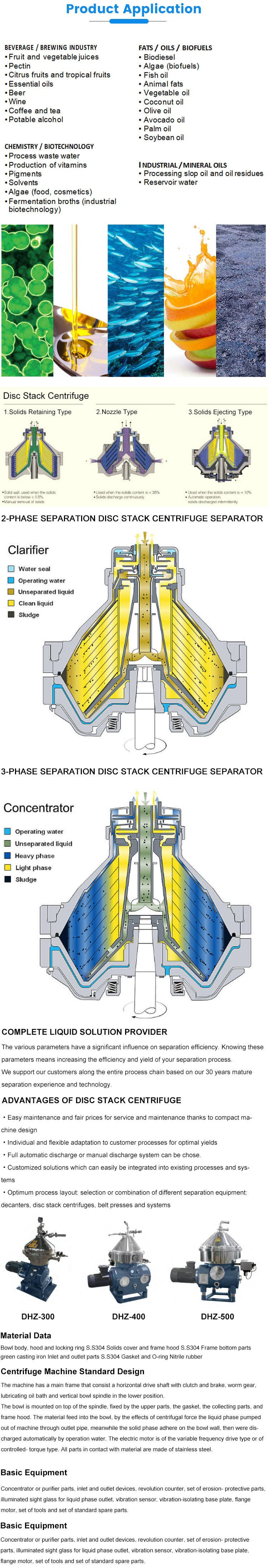 Shenzhou - disc bowl milk cream 3 phase separator machine Centrifuge & Separator 9