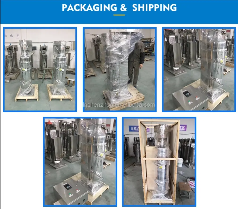 3 Phase Tubular Centrifuge - High-Speed Separation 7