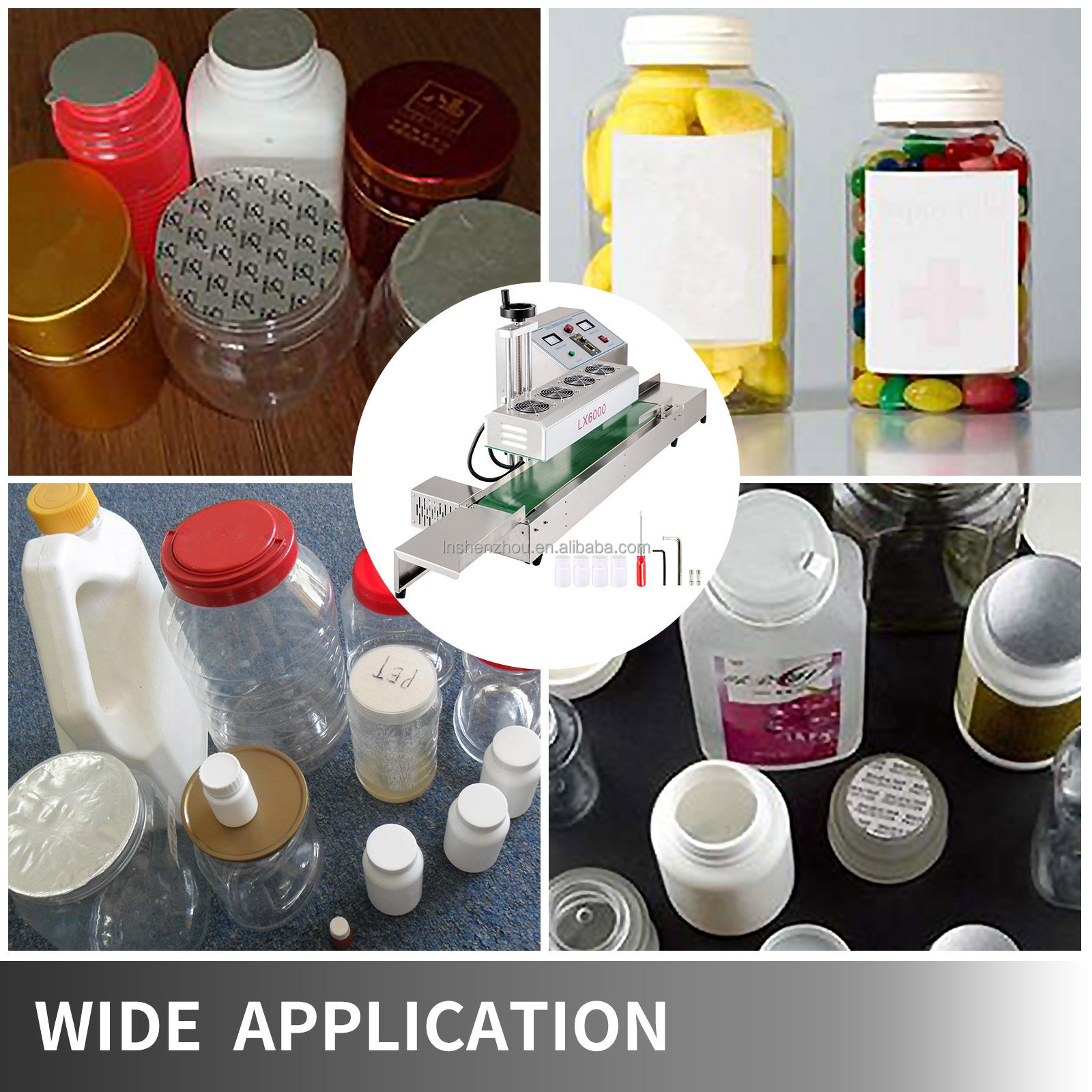 Shenzhou - Automatic Continuous induction sealing machine Aluminum Foil sealer Hot selling machine 12