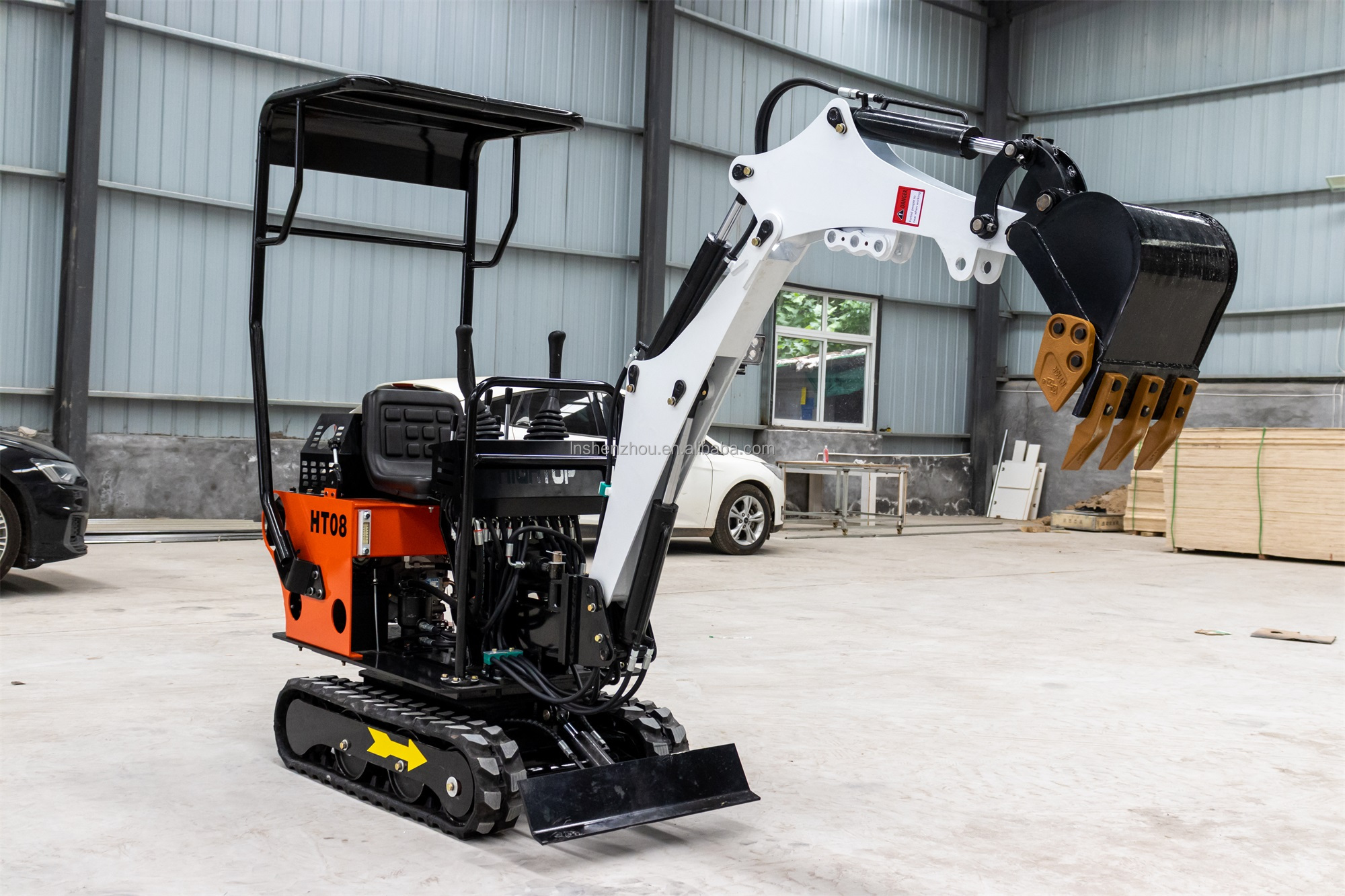 Shenzhou - Hydraulic mini rubber track excavator Hot selling machine 8