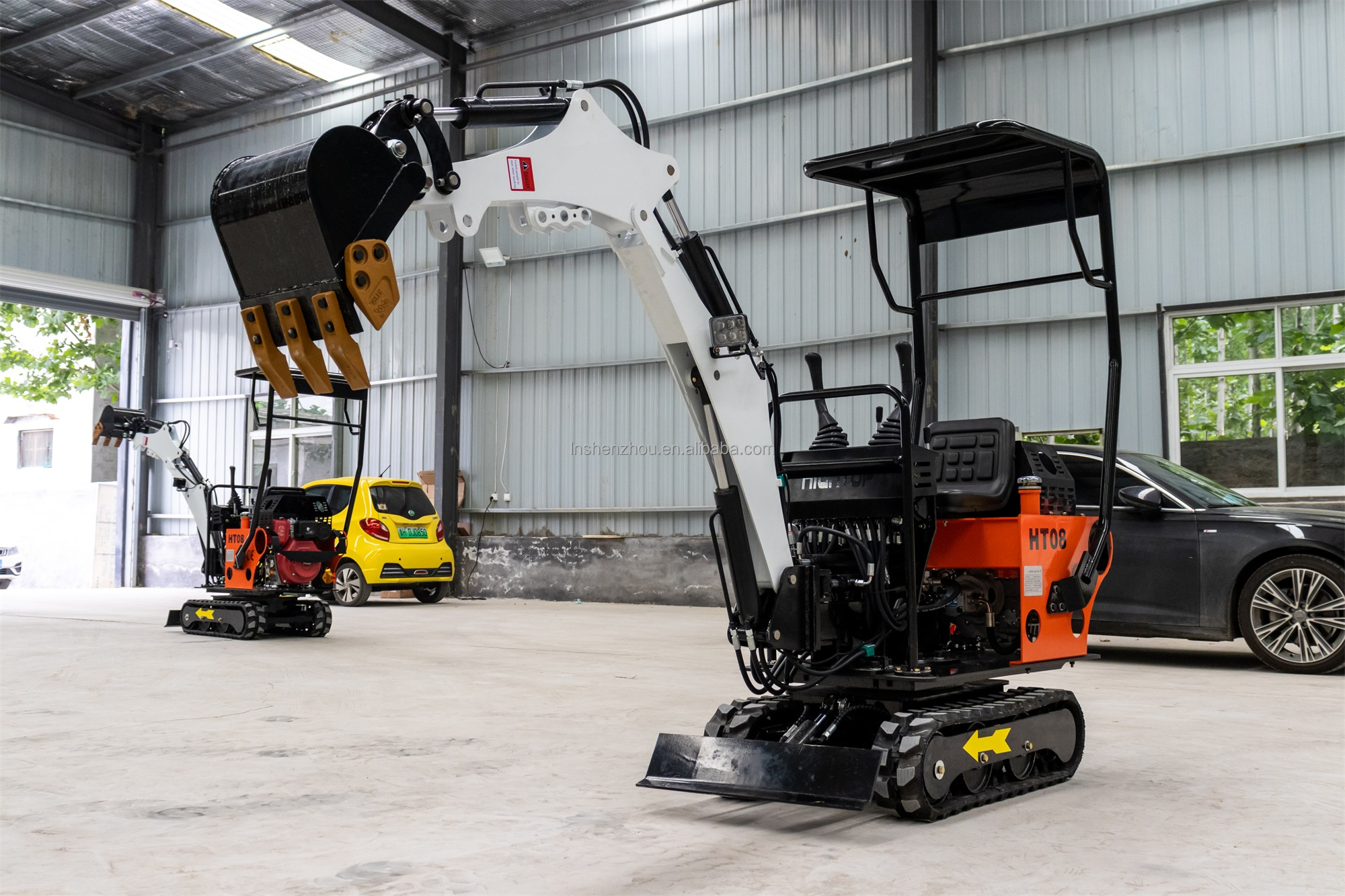 Shenzhou - Hydraulic mini rubber track excavator Hot selling machine 11