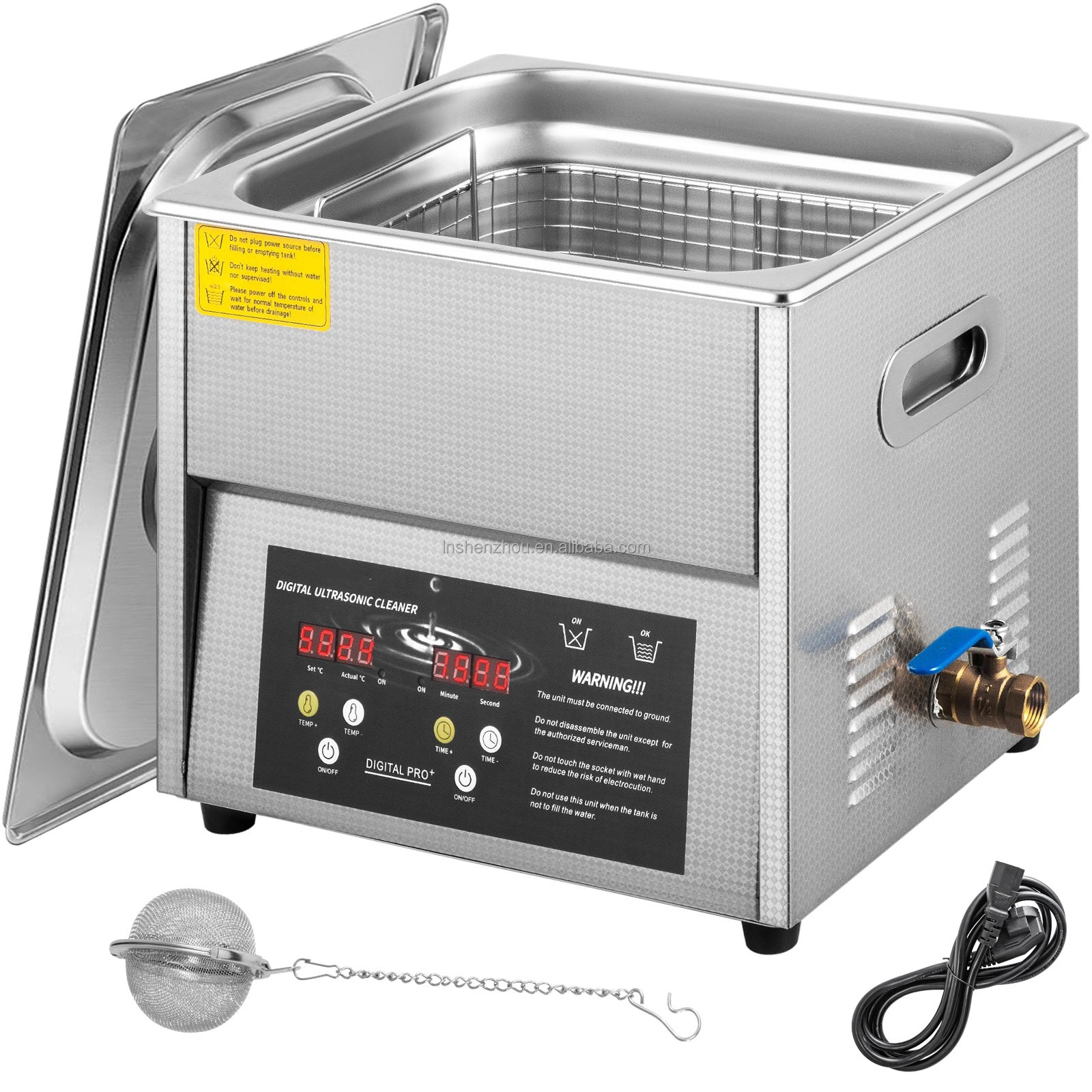 Shenzhou - Industrial Digital Ultrasonic Cleaner Ultrasonic Cleaning Machine 15l Stainless Steel Hot selling machine 1