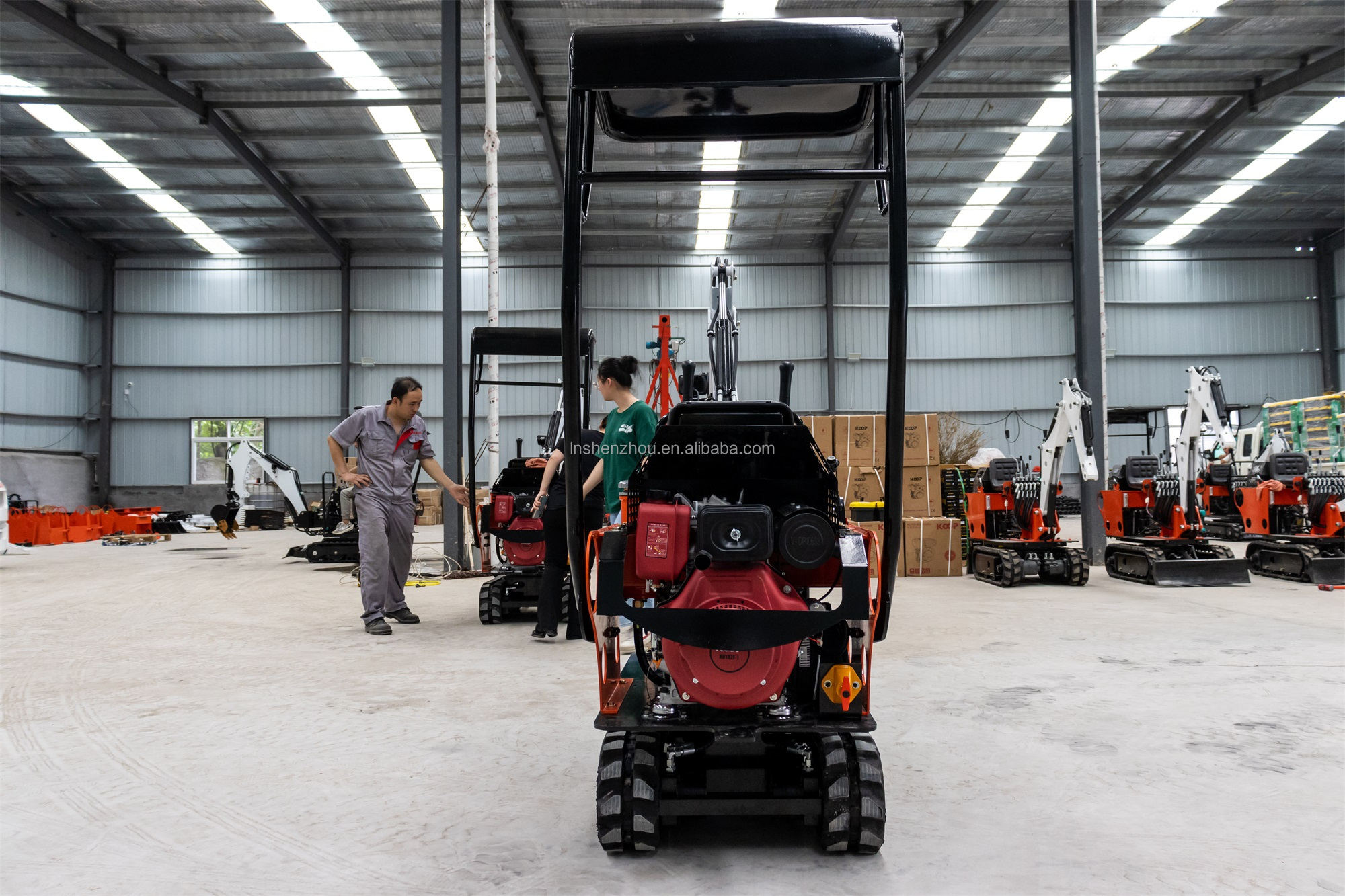 Shenzhou - Hydraulic mini rubber track excavator Hot selling machine 14