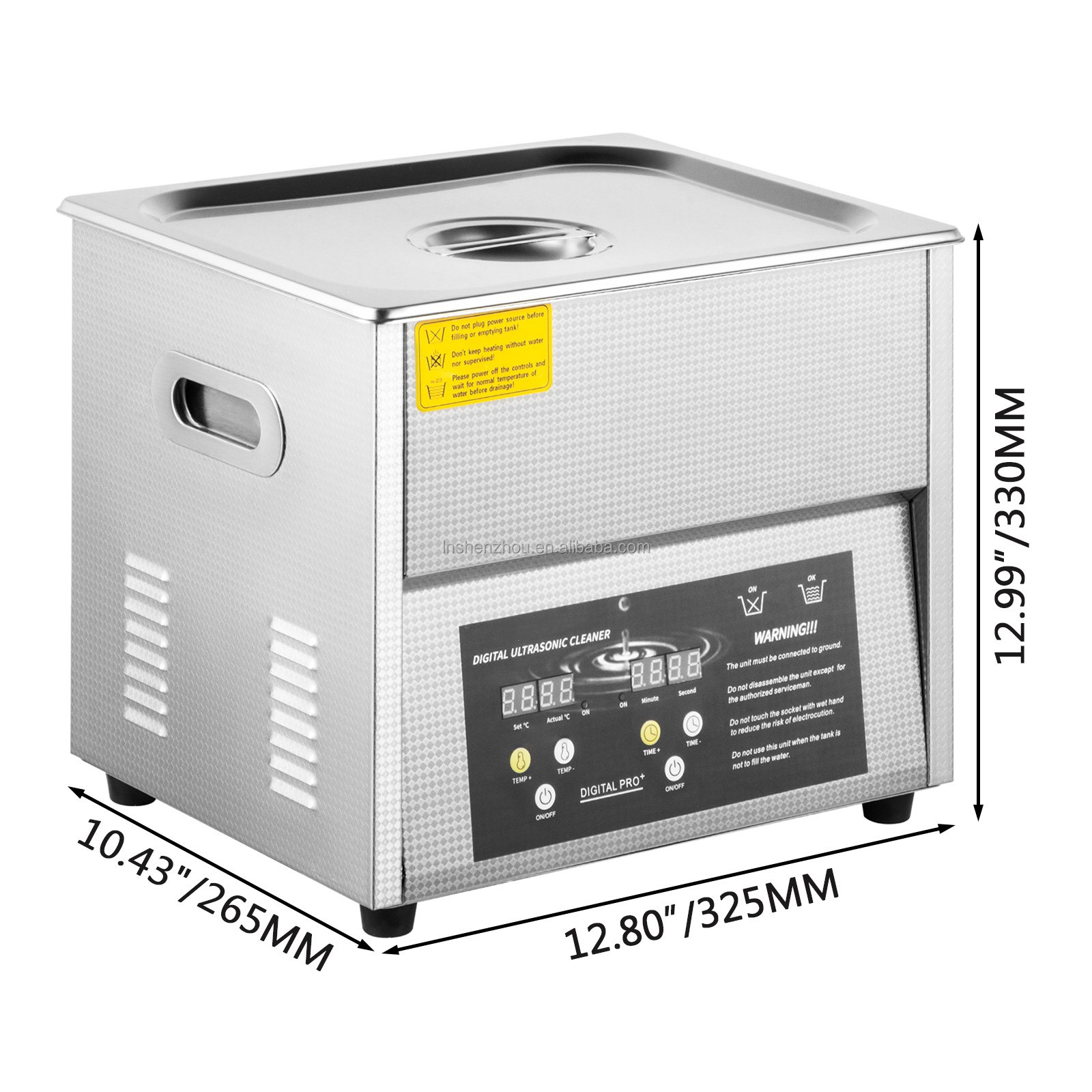 Shenzhou - Industrial Digital Ultrasonic Cleaner Ultrasonic Cleaning Machine 15l Stainless Steel Hot selling machine 8