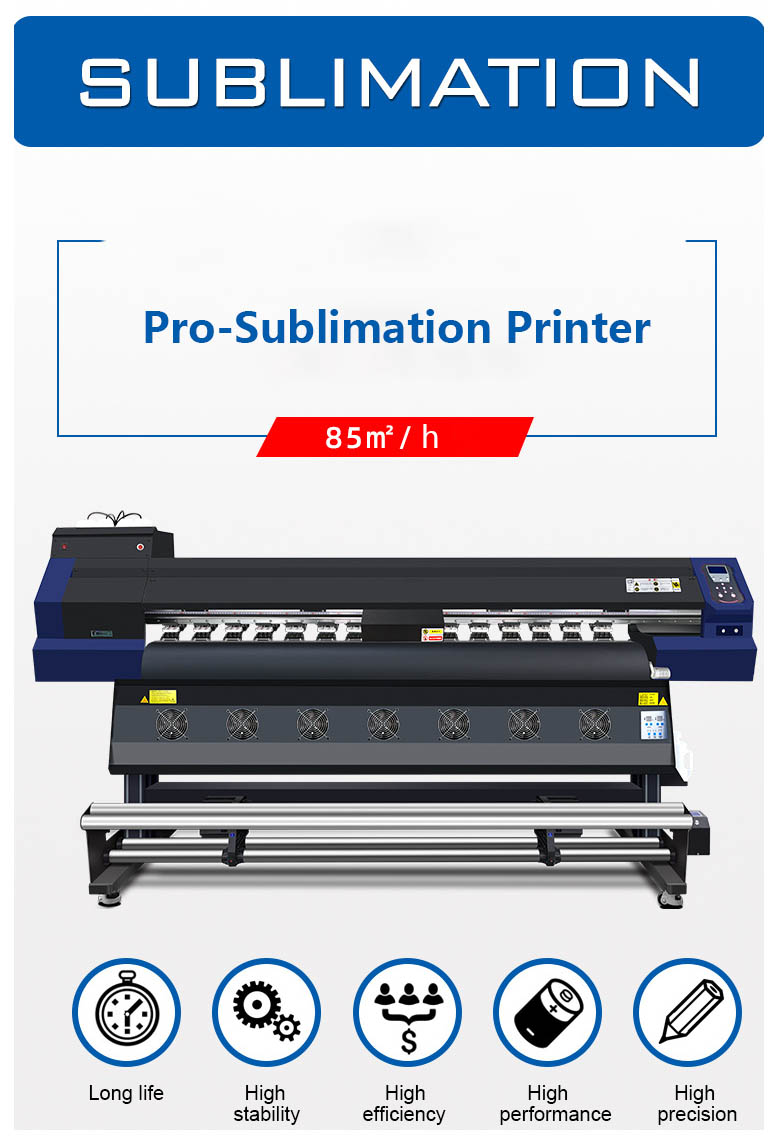 Shenzhou - digital 44 inch wide format 70cm dye sublimation paper inkjet printer printing machine xp600/dx5/dx7/4720 head available Hot selling machine 7