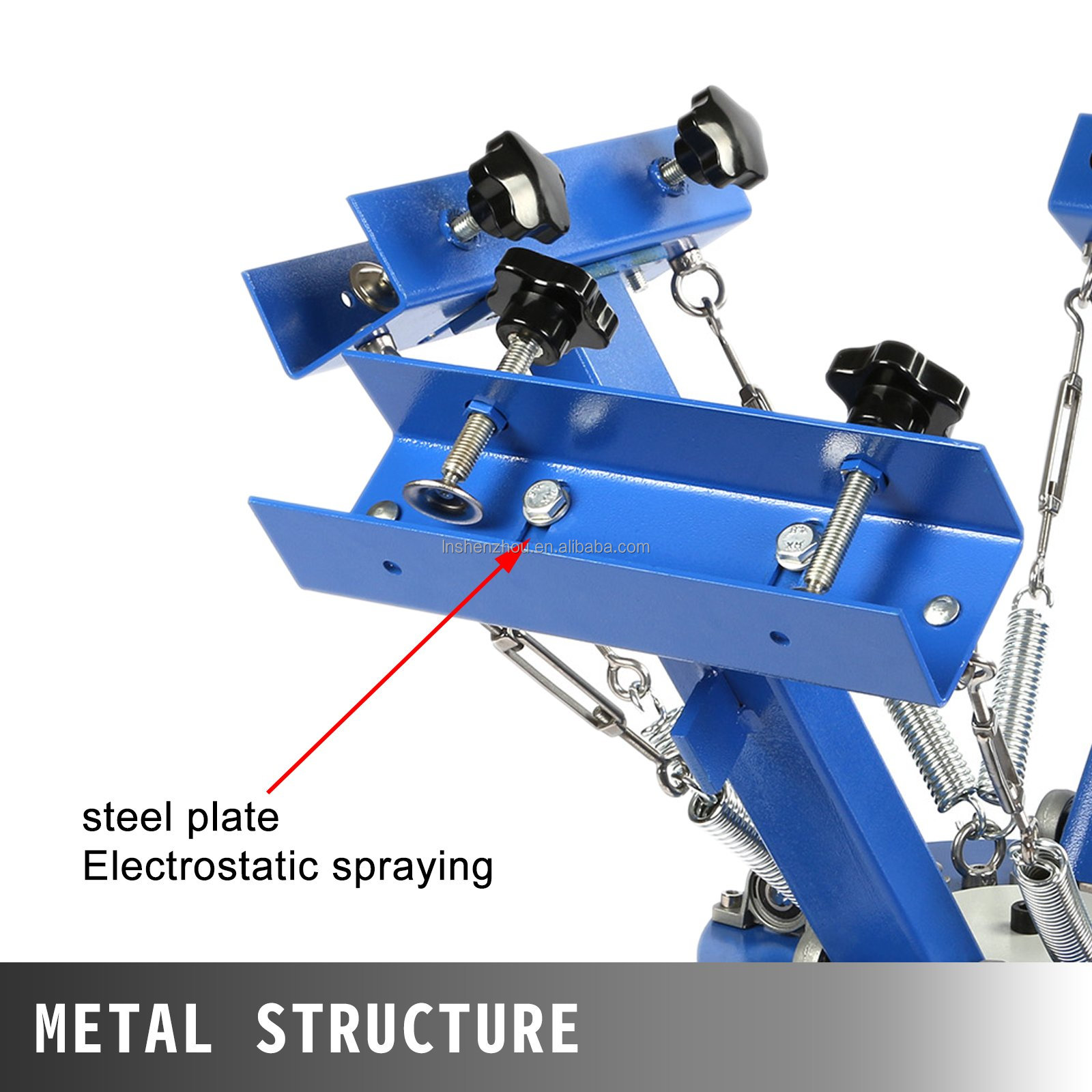 선저우 - 4색 4스테이션 실크스크린 인쇄기 티셔츠 인쇄 장비, 인기 판매 제품 9