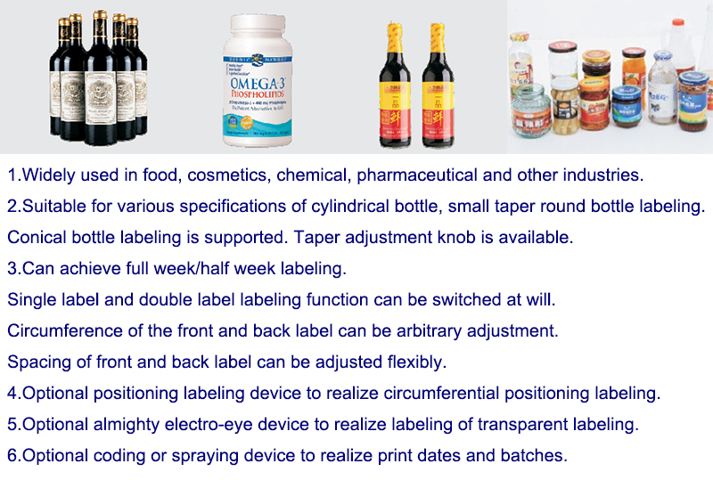 Shenzhou - Adhesive Sticker Round Bottle Labeling Machine Hot selling machine 10