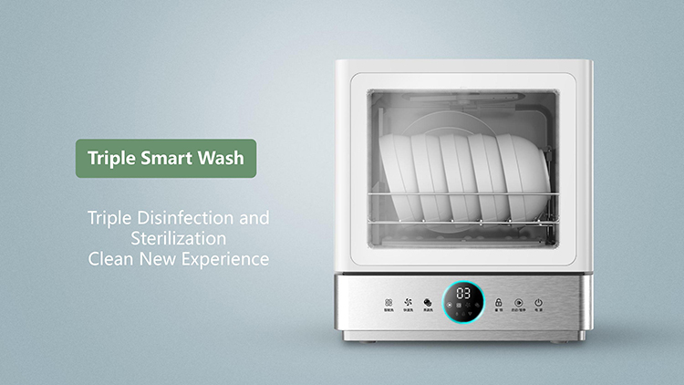 Shenzhou - 5 Sets Countertop Dish Washer Portable Dishwasher Machines For Home Hot selling machine 9