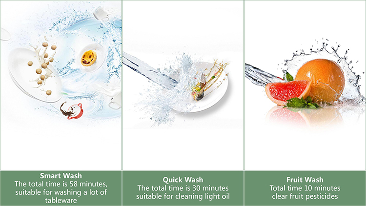 Shenzhou - 5 Sets Countertop Dish Washer Portable Dishwasher Machines For Home Hot selling machine 13