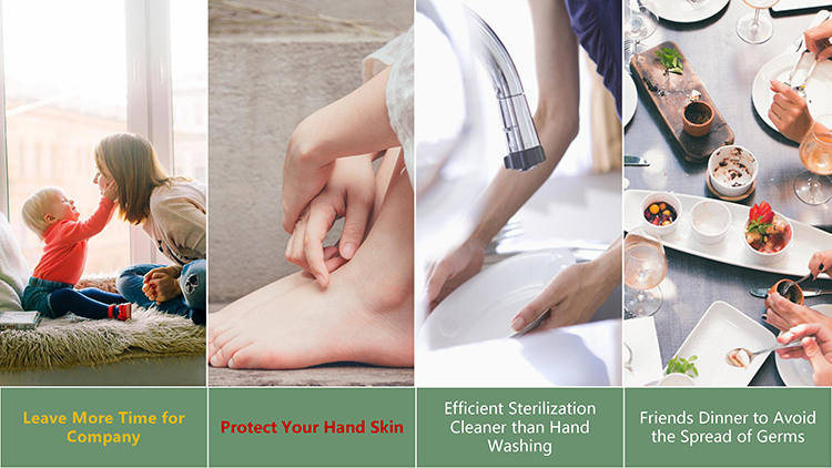 Shenzhou - 5 Sets Countertop Dish Washer Portable Dishwasher Machines For Home Hot selling machine 8