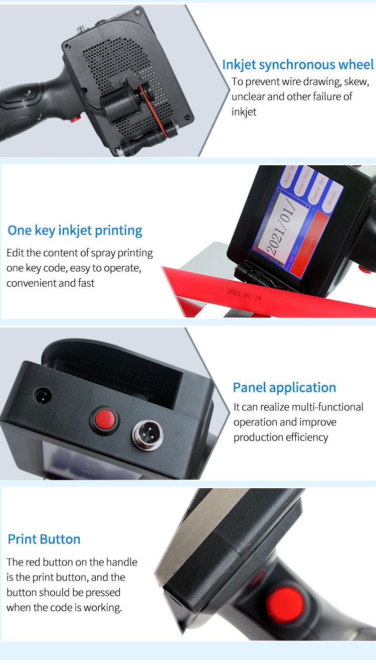 Shenzhou - High quality Expiry date stamp batch number printing machine Hand held Inkjet Printer for sale Hot selling machine 20