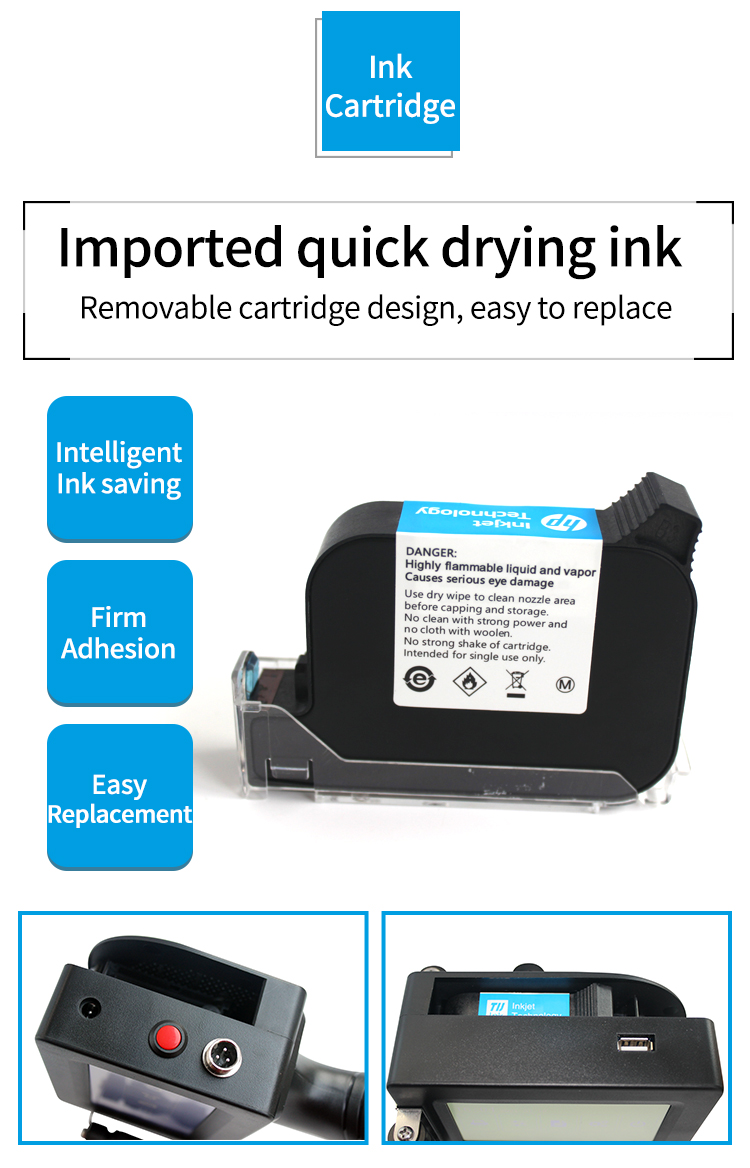 Shenzhou - High quality Expiry date stamp batch number printing machine Hand held Inkjet Printer for sale Hot selling machine 16