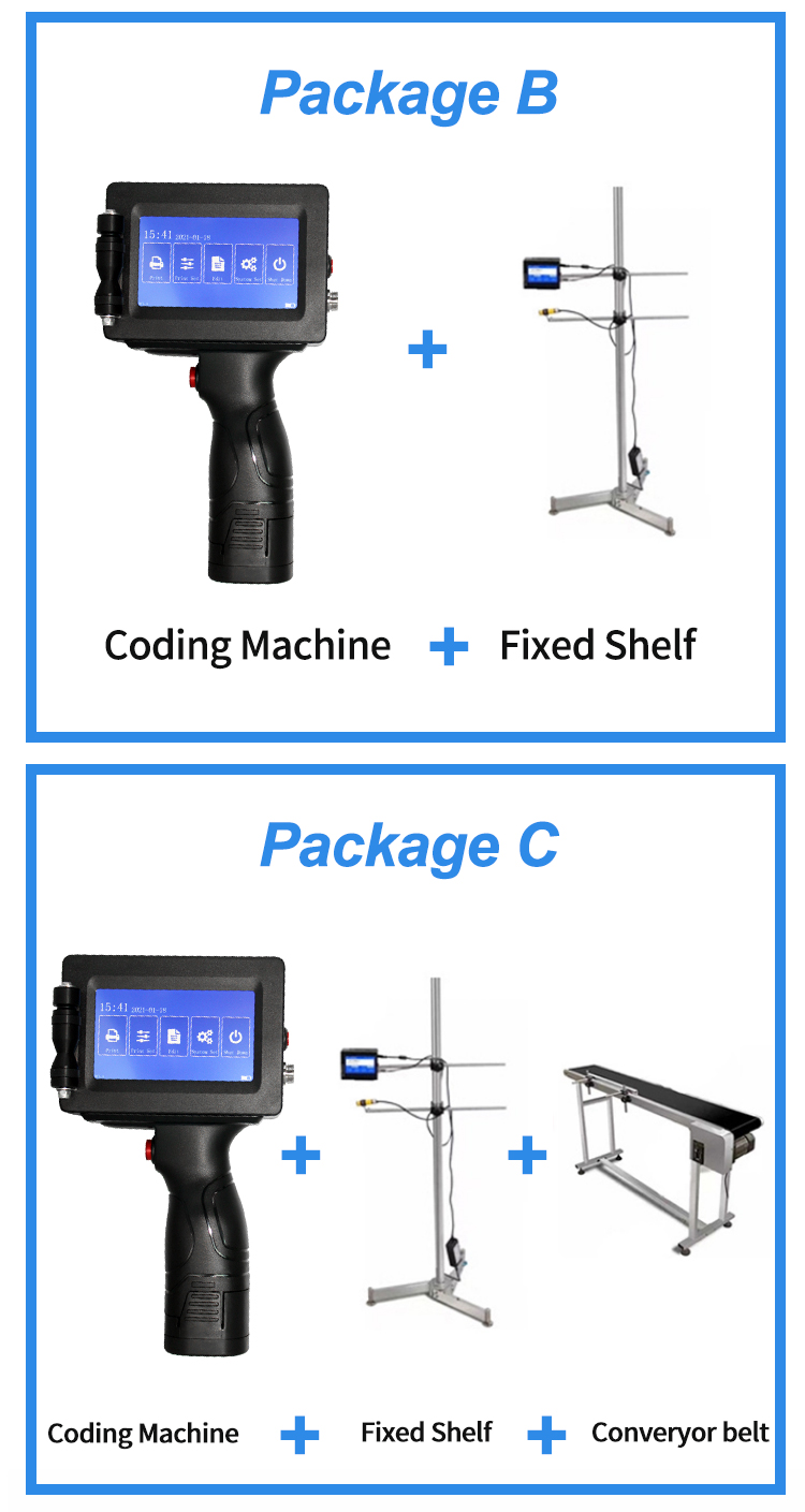 Shenzhou - High quality Expiry date stamp batch number printing machine Hand held Inkjet Printer for sale Hot selling machine 22