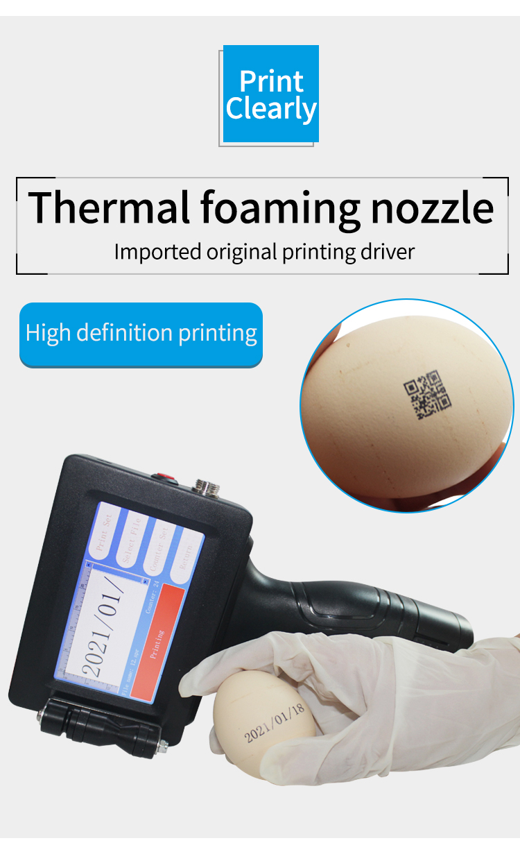 Shenzhou - High quality Expiry date stamp batch number printing machine Hand held Inkjet Printer for sale Hot selling machine 13