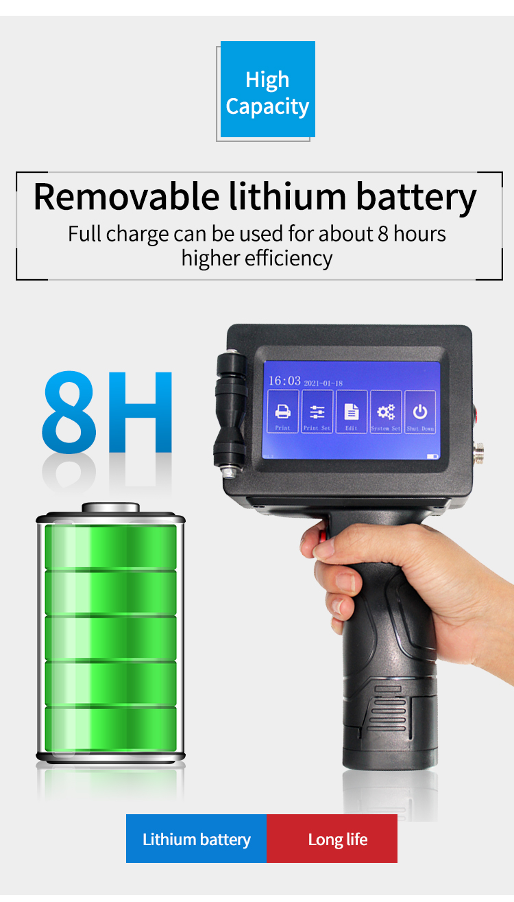 Shenzhou - High quality Expiry date stamp batch number printing machine Hand held Inkjet Printer for sale Hot selling machine 17